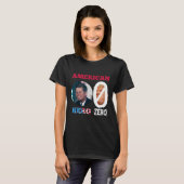 JFK ジョン・ケネディ アメリカの英雄 反トランプ Tシャツ (正面フル)