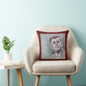 JFK（ジョン・F・ケネディ）と名言 クッション (椅子)