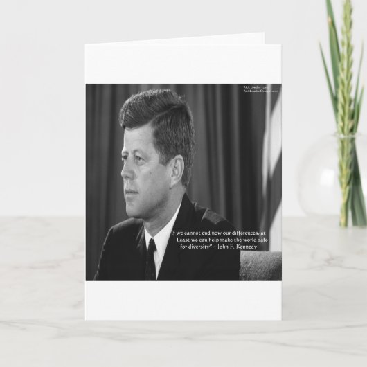 JFK 多様性 引用 カード (正面)