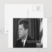 JFK 多様性 引用 ポストカード (正面/裏面)