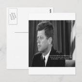 JFK 多様性 引用 ポストカード (正面/裏面)