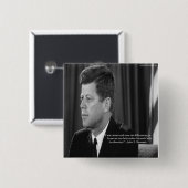 JFK 多様性 引用 缶バッジ (正面&裏面)