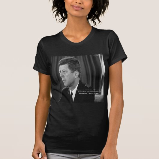 JFK 多様性 引用 Tシャツ (正面)