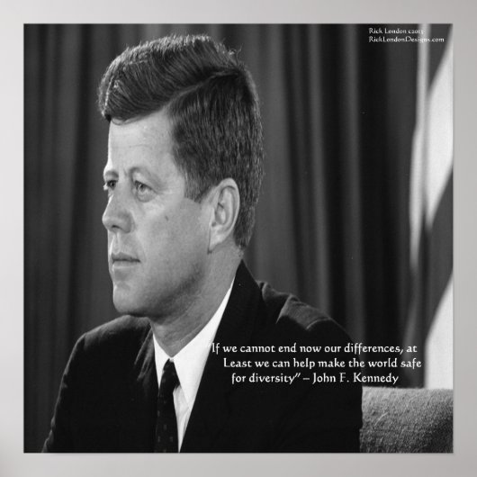 JFK 多様性 違い 引用ポスター ポスター (正面)