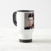 JFK 屋根を修理せよ 名言 トラベルマグ (正面左)