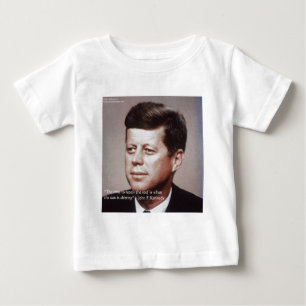 JFK 屋根を修理せよ 名言 ベビーTシャツ