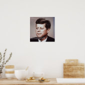 JFK 屋根を直す 有名な引用ポスター ポスター (キッチン)