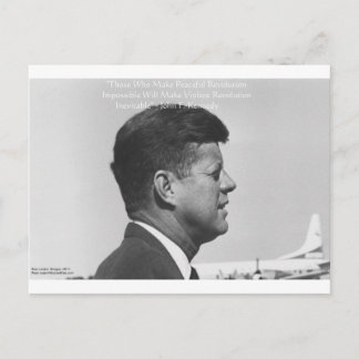 JFK "平和革命" 引用 ギフト カード & Tシャツ