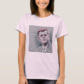JFK 引用符 レディース Tシャツ