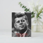 JFK "許さず忘れず" 知恵の引用ギフト＆カード ポストカード (スタンド正面)