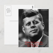 JFK "許さず忘れず" 知恵の引用ギフト＆カード ポストカード (正面/裏面)