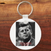 JFK「許さない」知恵忘れ引用文ギフト&カード キーホルダー (正面)