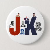 JFK 100年 缶バッジ (正面)