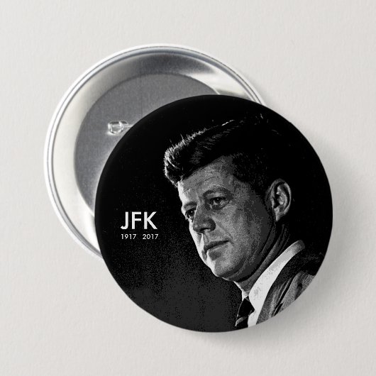 JFK 1917 2017 缶バッジ (正面&裏面)