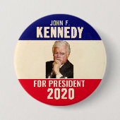 JFK 2020 缶バッジ (正面)