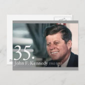 JFK 35 ポストカード (正面/裏面)