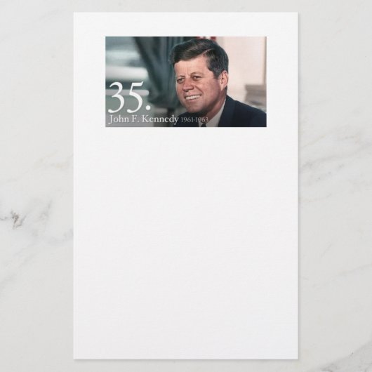 JFK 35 便箋 (正面)