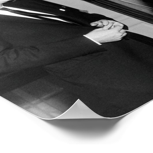 JFK and RFK with J.Edgar Hoover ポスター (角)