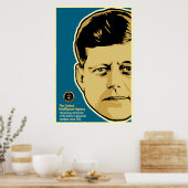 JFK CIA Poster ポスター (キッチン)