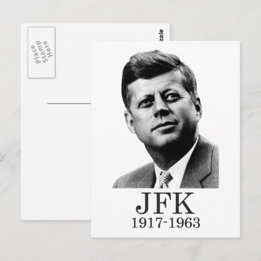 JFK - John F.ケネディ ポストカード (正面/裏面)