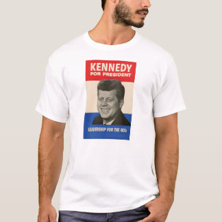 JFK - John F Kennedyのキャンペーンポスターティー Tシャツ