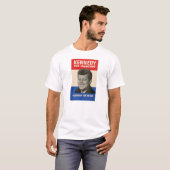 JFK - John F Kennedyのキャンペーンポスターティー Tシャツ (正面フル)