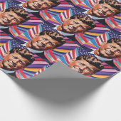 JFK John F. Kennedyインスピレーショやる気を起こさせるン ラッピングペーパー (角)