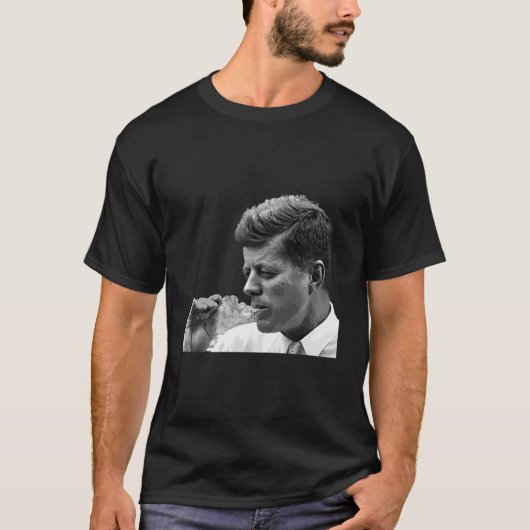 Jfk John F Kennedyシガー喫煙スモーカー Tシャツ (正面)