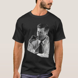 Jfk John F Kennedyシガー喫煙スモーカー Tシャツ