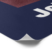 JFK John F. Kennedy引用文インスピレーションやる気を起こさせる ポスター (角)