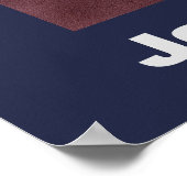 JFK John F. Kennedy引用文インスピレーションやる気を起こさせる ポスター (角)