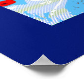 JFK John F. Kennedy引用文インスピレーションやる気を起こさせる ポスター (角)