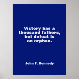 JFK John F. Kennedy引用文インスピレーションやる気を起こさせる ポスター