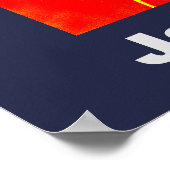 JFK John F. Kennedy引用文インスピレーションやる気を起こさせる ポスター (角)