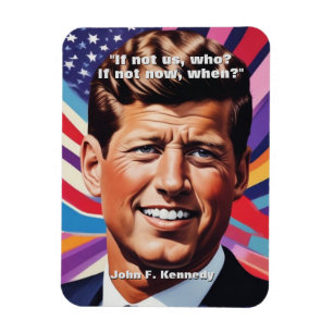 JFK John F. Kennedy引用文インスピレーションやる気を起こさせる マグネット