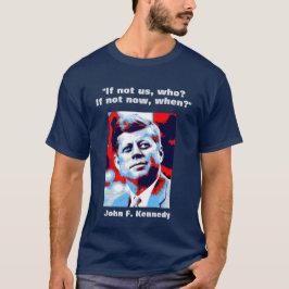 JFK John F. Kennedy引用文インスピレーションやる気を起こさせる Tシャツ