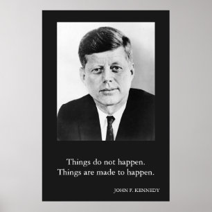 JFK John F. Kennedy引用文 ポスター