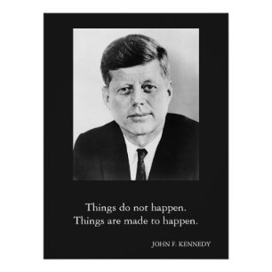 JFK John F. Kennedy引用文 ポスター