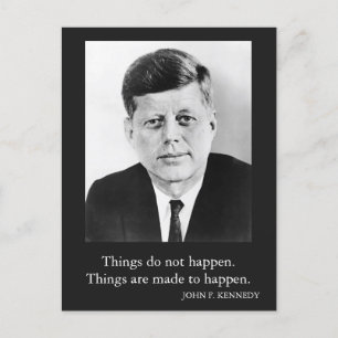 JFK John F. Kennedy引用文 ポストカード
