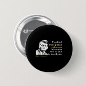 Jfk John F Kennedy終戦引用文 缶バッジ (正面&裏面)