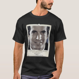 Jfk Jr有名クリプティック引用文 Tシャツ