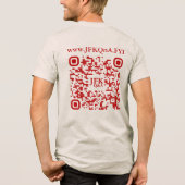 JFK Q&Aトリブレンドシャツ トライブレンドＴシャツ (裏面)