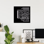 JFK quote poster ポスター (ホームオフィス)