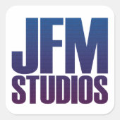 JFM Studioステッカー スクエアシール (正面)