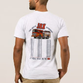 JFRD「ザ・ヒート」実在ステーションリストTシャツ Tシャツ (裏面)