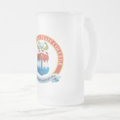 JFSCのマグ フロストグラスビールジョッキ (正面右)