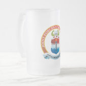 JFSCのマグ フロストグラスビールジョッキ (正面左)