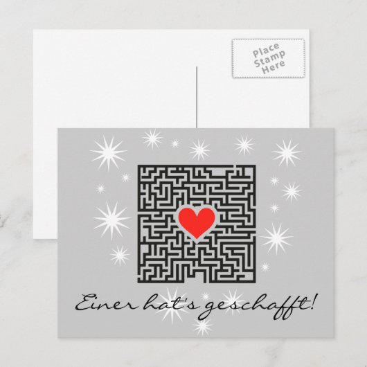 JGA招待状 ポストカード (正面/裏面)