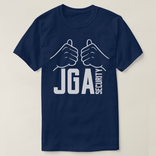 JGA 新郎会のセキュリティ管理ギフト1 Tシャツ (デザイン正面)