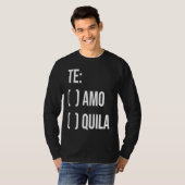 Jga Te Aamo Tequila Bridal Party Bachelorette Enga Tシャツ (正面フル)